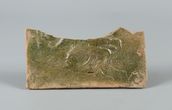 Plokštinio herbinio koklio su Vyčiu fragmentas