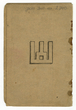 Jono Baltušio paso, išduoto 1920 m., viršelis.