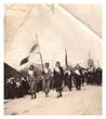 Pavasarininkų eisena. Žeimių miestelis, Jonavos rajonas. 1937 metai.