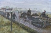 Paveikslas „Vokiečių kariuomenės įžengimas į Lietuvą 1941 m.“