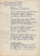 K. Inčiūros eilėraščio „Antanui Vienuoliui“ rankraštis