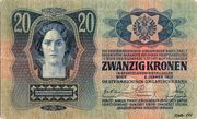 Valstybinis banknotas. 20 kronų