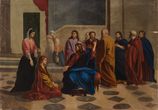 Kristus su apaštalais pas Magdeleną