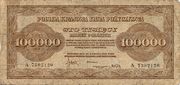 Valstybinės skolinamosios kasos bilietas. 100000 lenkiškų markių