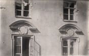 Franko namo (Didžioji g. 1) fasado fragmentas