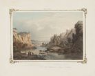 Voluinės vaizdai. Teterevo upės krantų ir Žitomiro vienuolyno vaizdas