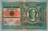 Valstybinis banknotas. 100 kronų