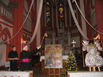 Palangos Švč. Mergelės Marijos Ėmimo į dangų bažnyčios didžiojo altoriaus paveikslo „Švč. Mergelė Marija su Vaikeliu“ ir jo aptaisų 2006–2008 m. tyrimų ir restauravimo darbų pristatymas. 2007 m. rugpjūčio 16 d.