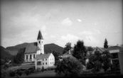 Prano Gudyno kelionių nuotrauka: bažnyčia, gyvenamųjų namų eksterjerų fragmentai, Austrija