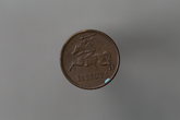 Apyvartinė moneta, 2 centai, 1936 m., Lietuva.