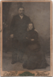 Gydytojas Petras Cirtautas su žmona Elena Sakelyte Cirtautiene. Kaunas apie 1913 m.