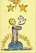 Skulptoriaus, tapytojo, poeto Jokūbo Dagio pieštas atvirukas