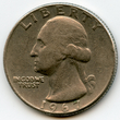 JAV, 25 centai (1/4 dolerio), 1967 m.