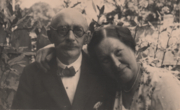 Fotografija. Evaldas ir Stanislava Minichai. Apie 1935 m.