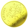 Moneta, kolekcinė. 5 eurų, skirta technologijos mokslams (iš serijos „Lietuvos mokslas“)