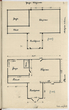 Archyvinės bylos Nr. 1 lapas, p. 81–84. Juozo Kušlio jaujos – klojimo statybos schema, planas ir pastato detalių piešiniai