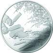 Moneta, kolekcinė. 10 eurų moneta, skirta stintų žvejyba viliojant (serija Lietuvos gamta)