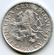 Čekoslovakija, 1 krona, 1950 m.