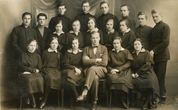 VII b klasės Biržų gimnazistai su mokytoju Liudomiru Nastopka