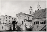 Kauno Šv. Pranciškaus Ksavero (jėzuitų) bažnyčios ir Perkūno namo fragmentai