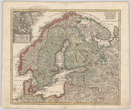 Scandinavia Complectens, Sueciae, Daniae & Norvegiae Regna ex Tabulis