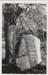 Nuotrauka, Memorialinio komplekso ,,Kančių kelias" pirmas paminklas – akmuo Plokščiuose. 1993 m.