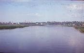 Diapozityvas. Kaunas. Upė Neris. Vaizdas nuo Vilijampolės tilto. 1973 m.