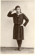 Mergina su Klaipėdos sporto draugijos uniforma