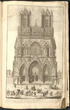 Vue du Portal de l'Eglise Cathédrale de Reims