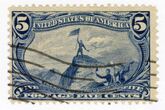 1898 m. JAV pašto ženklas „1843-iųjų metų alpinistai Uoliniuose kalnuose“
