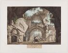 Vue des Thermes de Caracalla à Rome tiré de la Collection de Mr Carl Thurneisen à Francfort