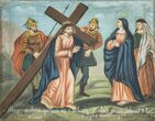 Kryžiaus kelias. IV stotis. Jėzus susitinka savo Motiną Švč. Mergelę Mariją