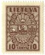 Standartinės laidos 10 centų pašto ženklas