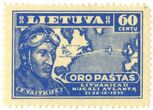 F. Vaitkaus skrydžio atminimo laidos 60 centų pašto ženklas