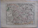 Lietuvos Didžiosios Kunigaikštystės žemėlapis "Grand Duché de Lithuanie Divisé Par Palatinatis"