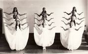 Panevėžio valstybinės mergaičių gimnazijos šokėjos. 1937 m.