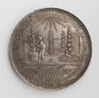 Medalis. Abiejų Tautų Respublika. Gdansko miesto mokyklos 200 metų jubiliejui pažymėti. 1758 m.