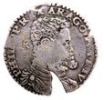Moneta. Neapolis. Pilypas II (1556-1598). 1/2 dukatono (pustaleris). B. d. Kontrasignuotas LDK, 1564 m.