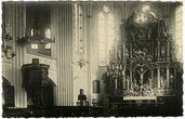 Latvija. Liepojos Šv. Onos evangelikų liuteronų (buv. latvių) bažnyčia (1892–1893 m.), interjeras ir altorius (1697 m.)