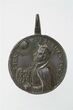 Religinis medaliukas. Italija. Jėzuitų šventieji. XVII–XVIII a.