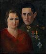 Lietuvos kariuomenės majoras Alf. Antanaitis su žmona
