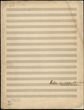 Uvertiūra „Kęstutis“ simfoniniam orkestrui. Partitūros švarraščio antraštinis lapas