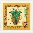 Pašto ženklas. Skydblakė (Rhynchocoris humeralis). Vietnamas.