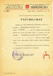 Dokumentas. Kulto tarnautojo registracijos pažymėjimas R. Mikutavičiaus