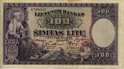 1928 m.  kovo mėn. 31 d. laidos 100 litų banknotas