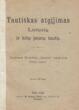 Knyga. Tautiškas atgįjimas Lietuvių ir kitų jaunų tautų. Atminimui 20-metinių „Auszros“ sukaktuvių (1883-1903)