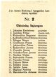 2-ojo Seimo rinkimų I apygardos kandidatų sąrašas.  Nr.2 Ūkininkų sąjunga