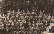 Kunigaikščio Bogdano Oginskio orkestras vadovaujamas Jozefo Eduardo Mašeko apie 1898 m.