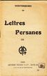 Knyga. Lettres Persanes. III d. [Prancūzų k.]
