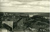 Ukmergės miesto vaizdas į šiaurės rytus nuo Pilies kalno 1927 metais